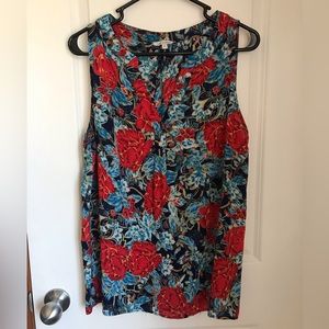 XL floral blouse.